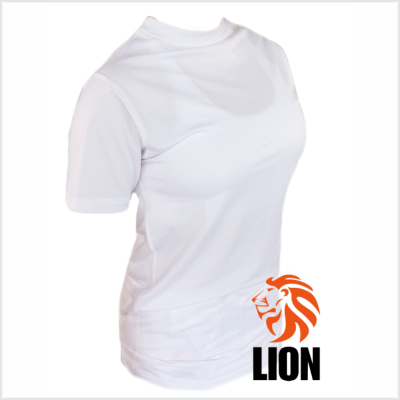Lion Tshirt Rash guard dames wit