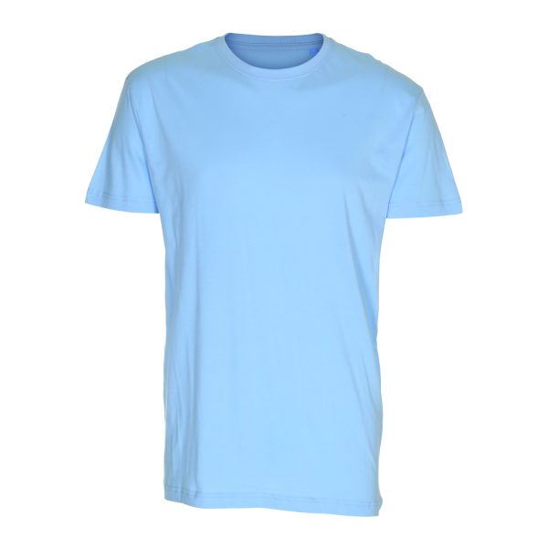T-shirt eigen kleur hemelblauw