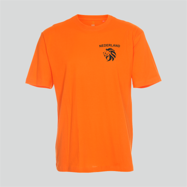 Nieuw T-shirt T-shirt Nederland oranje Nederlands elftal merk Lion regular