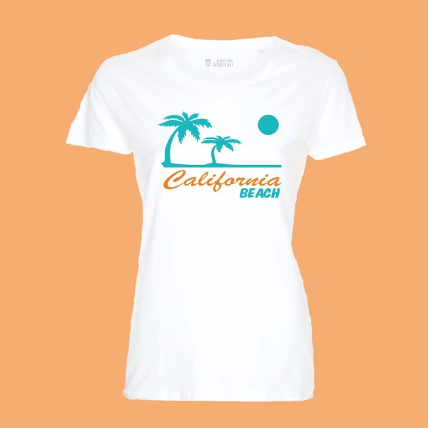 Nieuwtshirt T-shirt california beach dames
