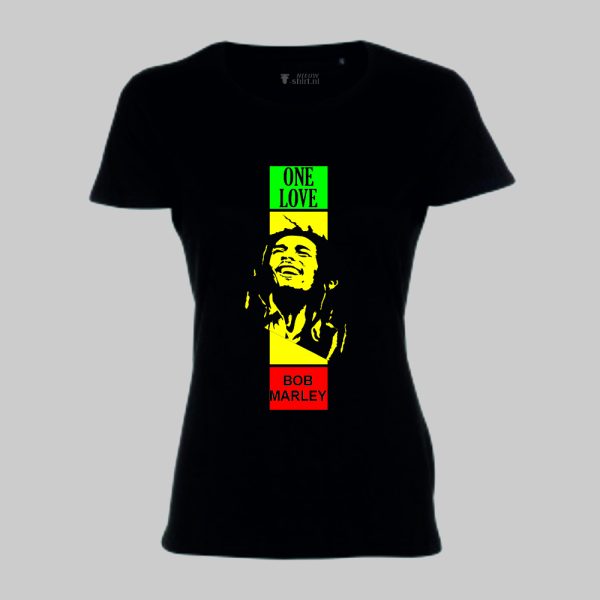 T-shirt Bob Marley one love dames